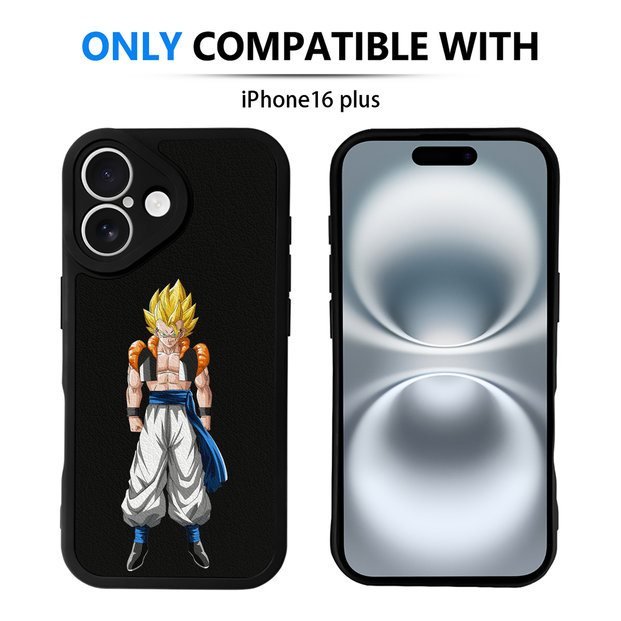 （画像用） ドラゴンボール ベジータ四世（Bejīta Yonsei）DRAGON BALL Vegeta IV 【iPhone 16シリーズ対応】シリコンスマホケース（レザー調） 材質：シリコン